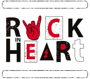 Rock in heart